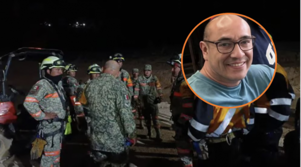 Localizan con vida a Juan Díaz, operador de Nmas desaparecido en mina de Santa Fe, Sinaloa.